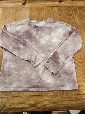Source Unknown Lavender Tie-Dye Pajama Set - Long Sleeve Top & Jogger Pants